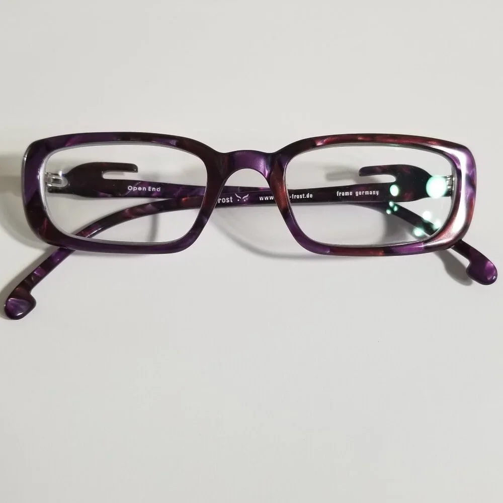 FROST Germany Women’s Eyeglasses Purple Frame Violet Eye-Wear Glasses Frames